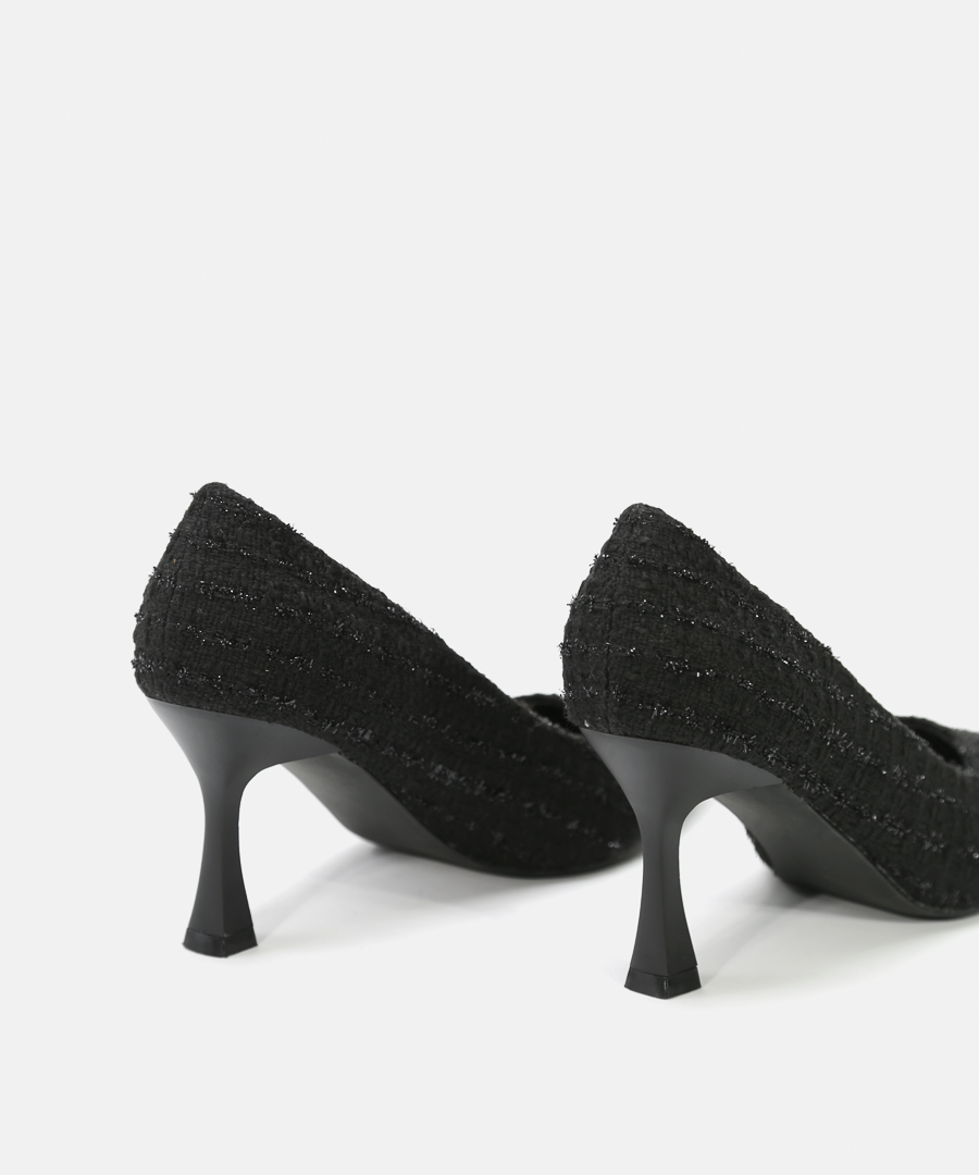 Zapatos tacón tweed image number null